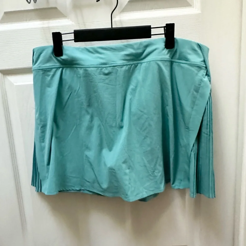 Lululemon Peek Pleat High-Rise Tennis Skirt Tidal Teal Skort Blue 14